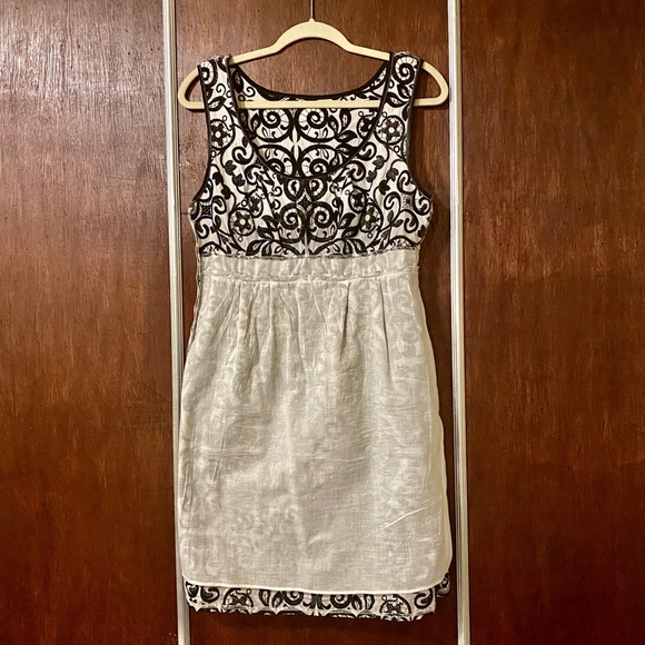 Max Studio Floral Cotton Embroidered Dress S - Picture 3 of 8